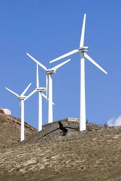 Wind turbines, Lanzarote