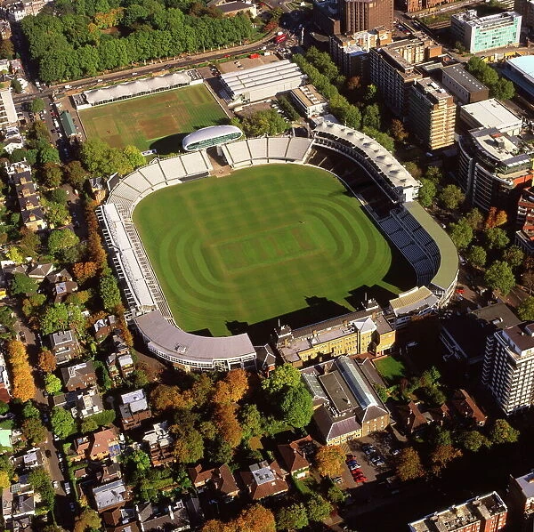 Aerial image of Lords Cricket Ground, St. Johns Wood, London