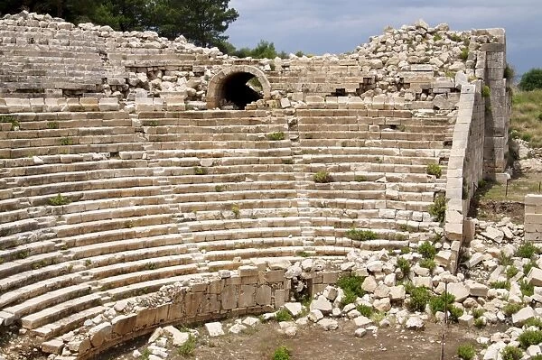 Amphitheatre at the Lycian site of Patara, near Kalkan, Antalya Province