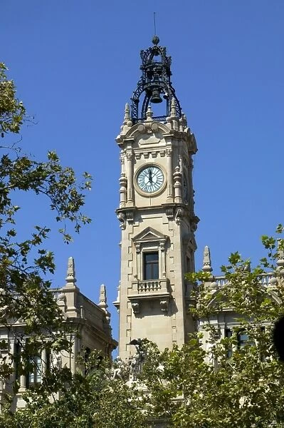 Ayuntamiento (city hall), Valencia, Spain, Europe
