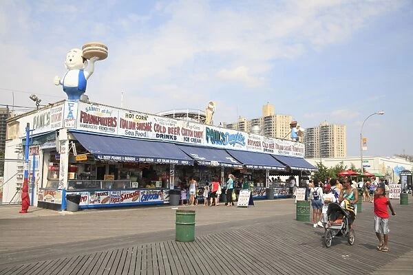 Boardwalk, Coney Island, Brooklyn, New York City, United States of America, North America