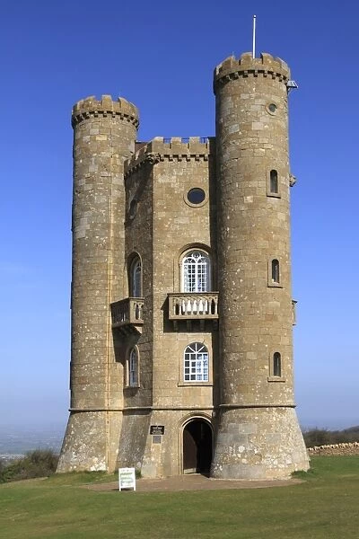 Broadway tower, Cotswolds, Worcestershire, England, United Kingdom, Europe