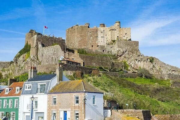 Castle of Mont Orgueil, Jersey, Channel Islands, United Kingdom, Europe