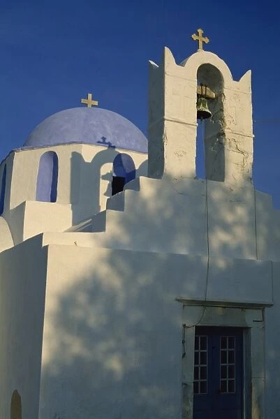 Church on the waterfront, Parikia, Paros, Cyclades, Greek Islands, Greece, Europe