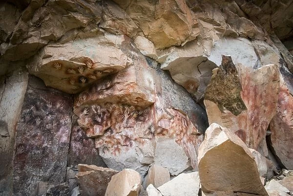 Cueva de las Manos (Cave of Hands), UNESCO World Heritage Site, a cave or series