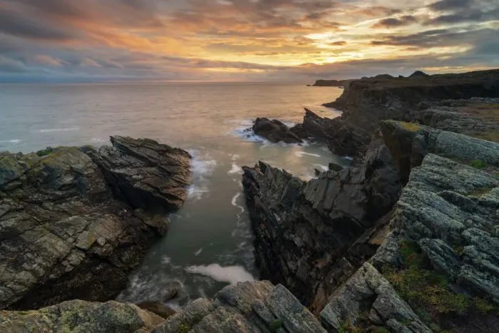 Framed Print : Dramatic Cliffs Print of Anglesey Coast Framed Print : Dramatic Cliffs Print of Anglesey Coast