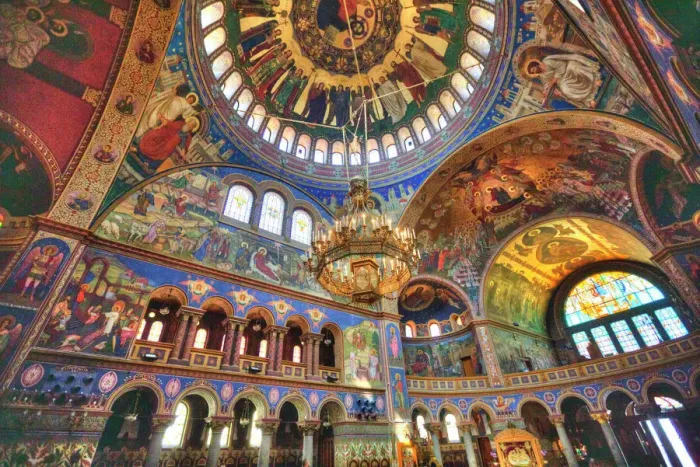 Framed Print : Frescoes Print of Holy Trinity Cathedral in Sibiu, Romania Framed Print : Frescoes Print of Holy Trinity Cathedral in Sibiu, Romania