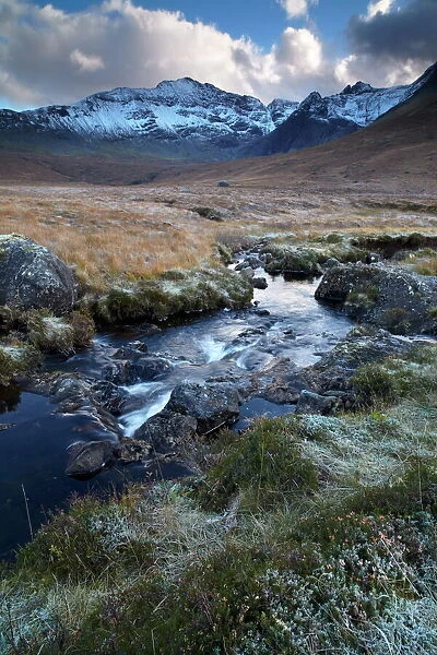 Glen Brittle and the Cuillin Mountains on a November afternoon, Isle of Skye
