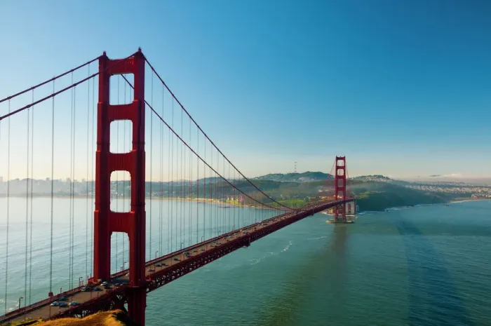 Framed Print of Golden Gate Bridge Print, San Francisco