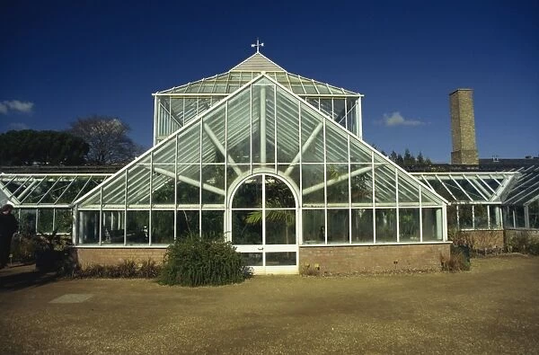 Greenhouse, University Botanical Gardens, Cambridge, Cambridgeshire, England