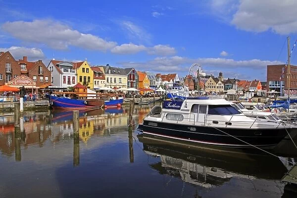Harbour of Husum, Schleswig-Holstein, Germany, Europe