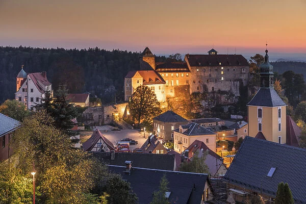 Hohnstein Castle, Hohnstein, Elbsandstein Mountains, Saxony Switzerland National Park