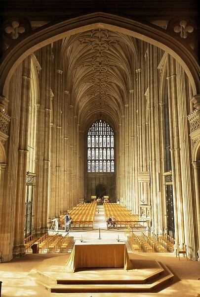 Interior, Canterbury Cathedral, UNESCO World Heritage Site, Kent, England