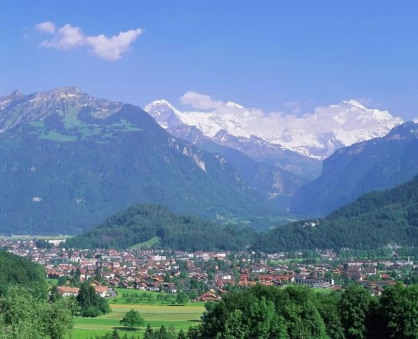 Interlaken, Jungfrau Region, Bernese Oberland, Swiss Alps, Switzerland, Europe