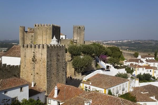 Medieval Castle, Obidos, Portugal, Europe