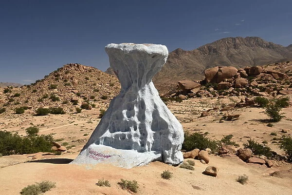 Painted Rocks in Tafraoute, Anti-Atlas, Morocco, North Africa, Africa