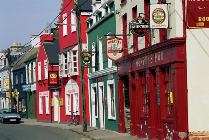 Framed Print : Dingle Pubs Print, Ireland Framed Print : Dingle Pubs Print, Ireland
