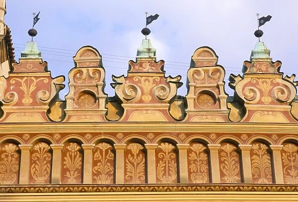 Detail of Renaissance Thurzov dom (house) facade