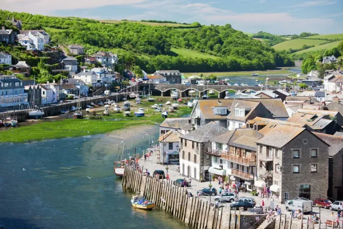 Framed Print : The River Looe Print Framed Print : The River Looe Print