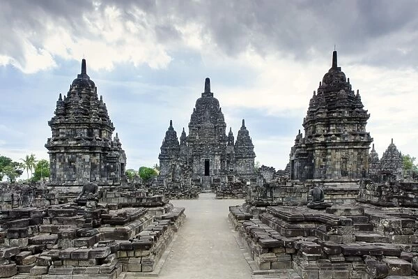 Sewu Temple near Prambanan, Java, Indonesia, Southeast Asia, Asia