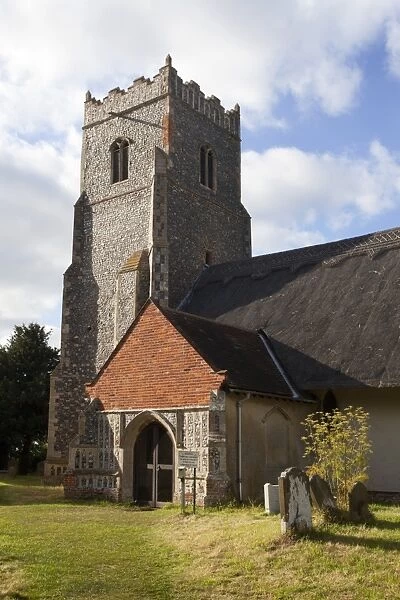St. Botolphs Church at Iken, Suffolk, England, United Kingdom, Europe