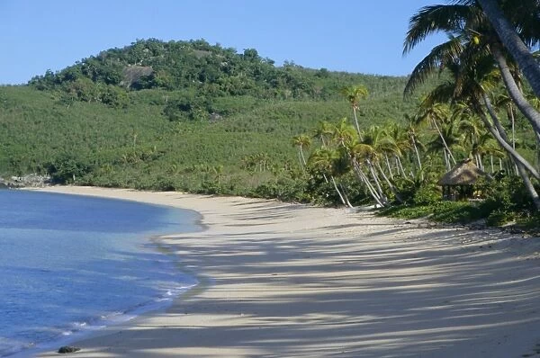 Tropical beach, Waya Island, Yasawa Group, Fiji, South Pacific islands, Pacific