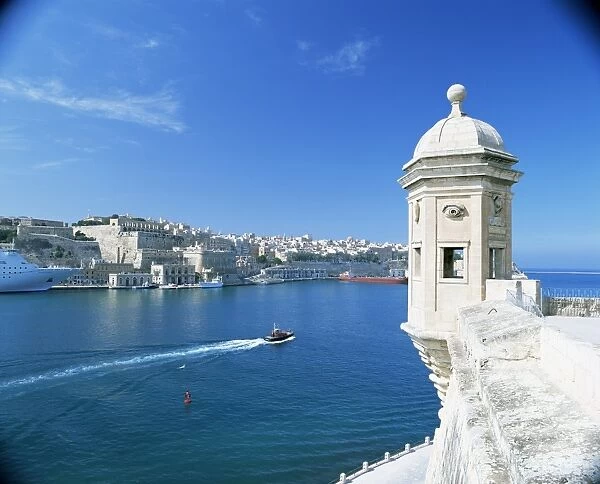 Valletta viewed over the Grand Harbour