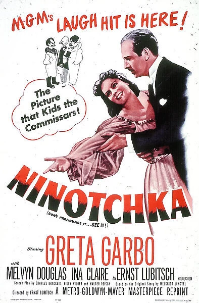 Ninotchka Greta Garbo vintage movie poster print