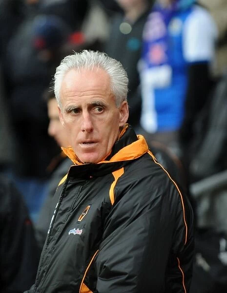 Mick McCarthy: Wolverhampton Wanderers Manager in Action against Blackburn Rovers in the Barclays League