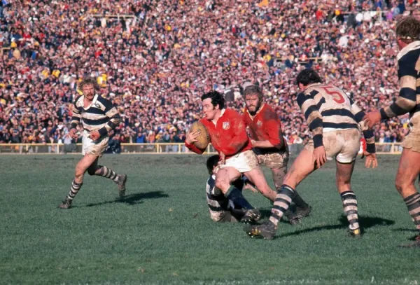 Phil Bennett Breaks for Try 1977 British Lions Tour Art