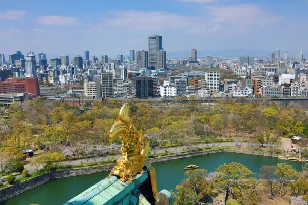 Osaka City Skyline Osaka Japan Framed Photos Wall Art
