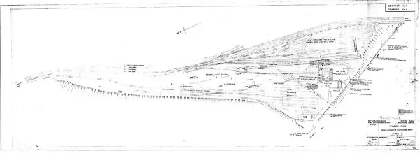 Network Rail Finsbury Park Diesel Depot Stage Site Plan Print