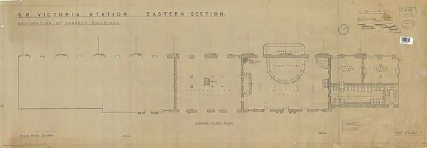 S, R, Victoria Station Eastern Section - Restoration of Damaged Buildings [1946]