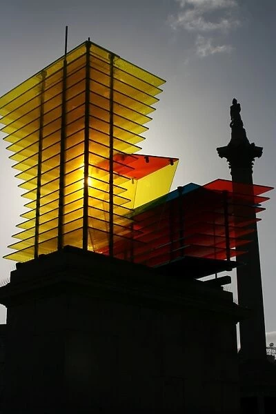 Model for a Hotel, Thomas Schuttes sculpture on the Forth Plinth, Trafalgar Square