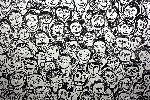 A sea of faces