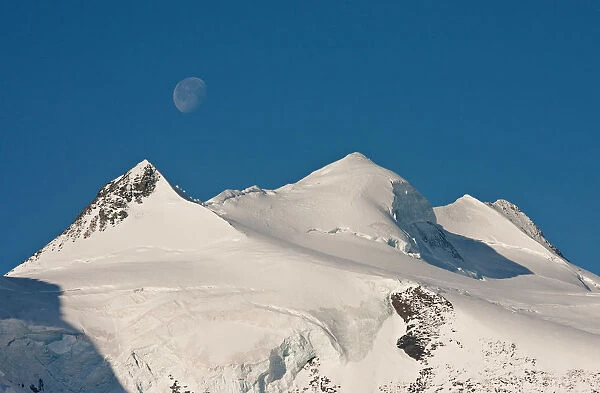 Bellavista peaks in Bernina range, Switzerland