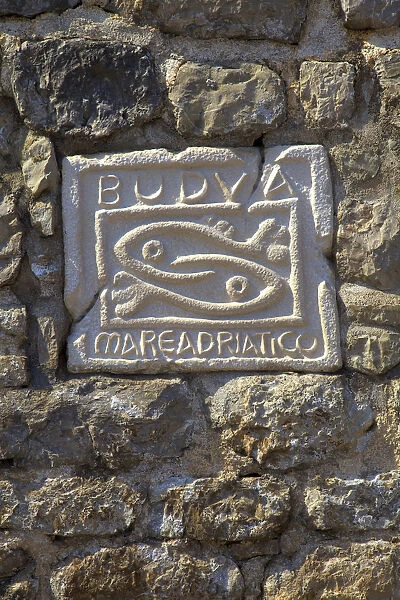 Budva Symbol, Budva, Montenegro, South East Europe