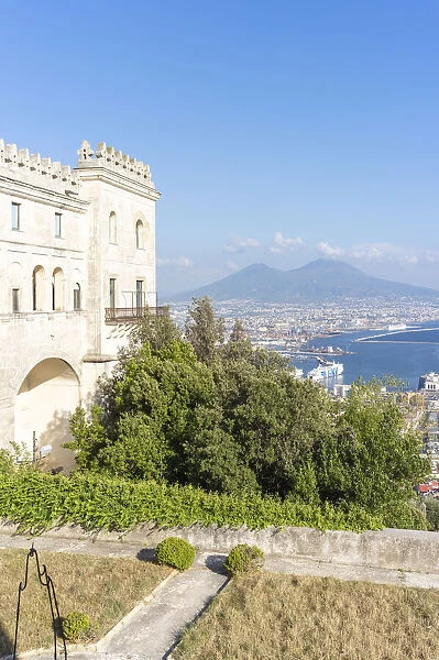 Cityscape from San Martino, Vomero, Naples, Italy
