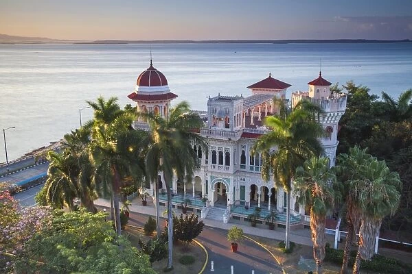 Cuba, Cienfuegos, Punta Gorda, Palacio de Valle a- now a restaurant, museum and bar