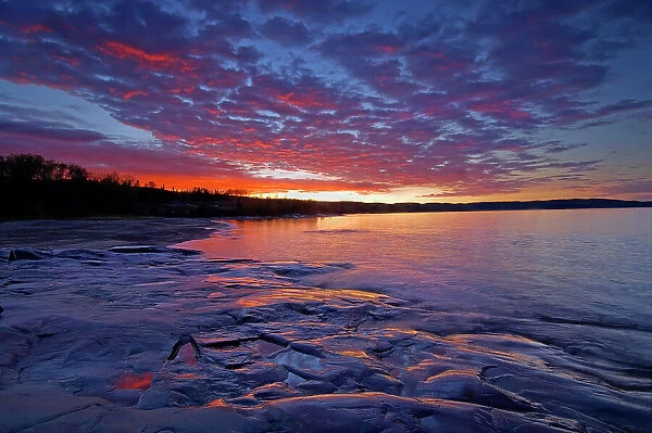 Dawn on Lake Superior Rossport, Ontario, Canada