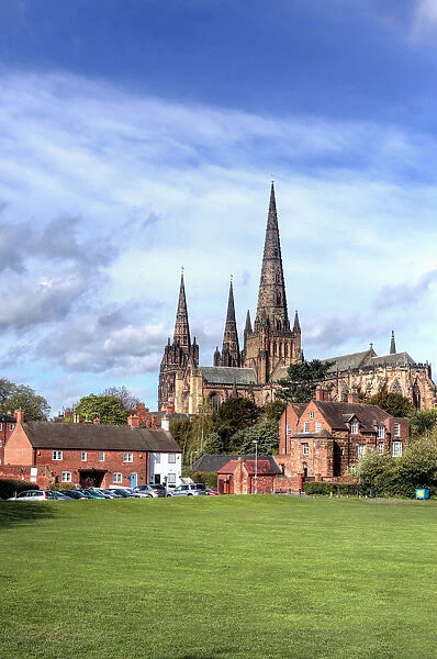 Lichfield Cathedral, Lichfield, Staffordshire, UK