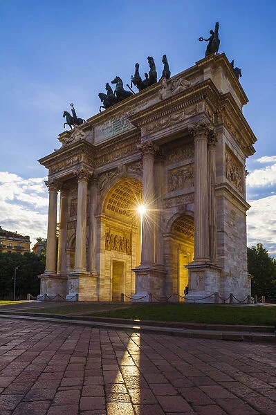 Milan, Lombardy, Italy. Arch of Peace