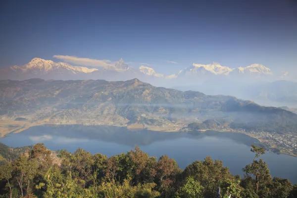 Nepal, Pokhara, World Peace Pagoda