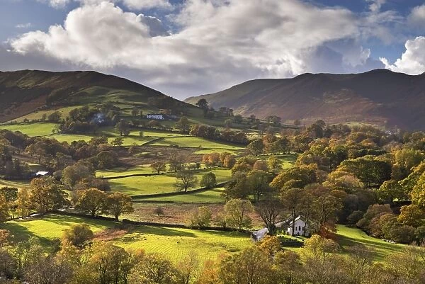 Newlands Chapel nestled in the beautiful Newlands Valley, Lake District, Cumbria, England