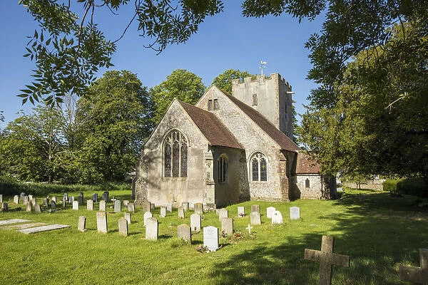 Parish church at Singleton, West Sussex, England, UK