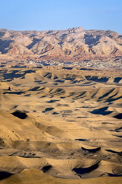 Scenic view of badlands at Skyline Rim, Utah, Western United States, USA