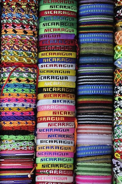 Souvenir Bracelets in Market, Granada, Nicaragua, Central America