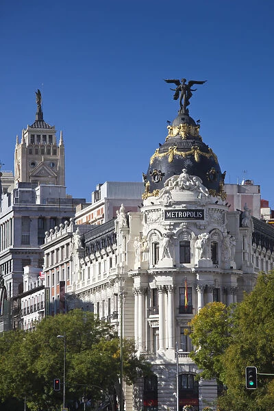 Spain, Madrid, Centro Area, Metropolitan Building