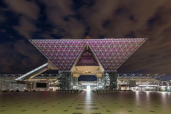 Tokyo Big Sight at Night, Ariake, Tokyo, Japan