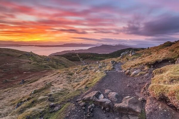 United Kingdom, UK, Scotland, Inner Hebrides, Isle of Skye, Trotternish Hills